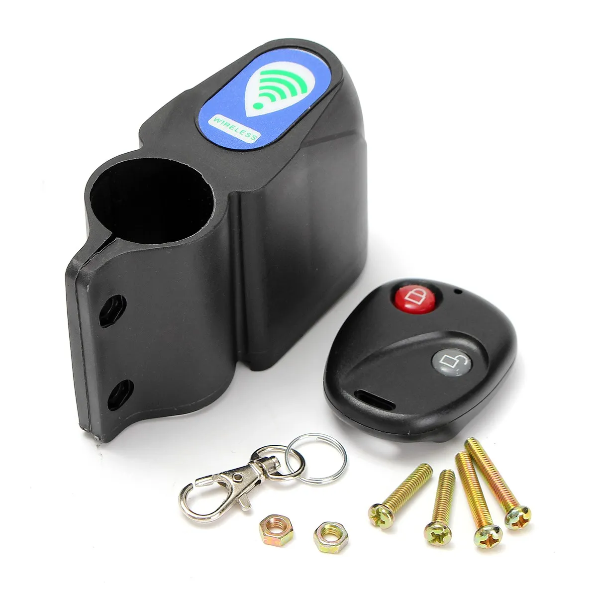 

Wireless Remote Control Anti-theft MTB Cycling Security Audible Sound Lock Guard Bike Bicycle Alarm Siren Shock Vibration Sensor
