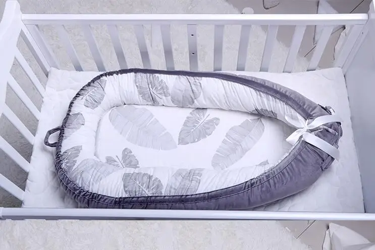Baby Sleep Nest Bed Removable Newborn Protector Cushion Cotton Infant Bebe Crib Cradle Babies Cot Bassinet