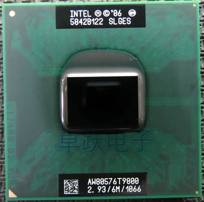 

Free Shipping intel CPU laptop Core 2 Duo T9800 CPU 6M Cache/2.93GHz/1066/Dual-Core Socket 479Laptop processor forGM45 PM45