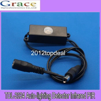 

5pcs TDL-2024 Auto-lighting Detector Infrared PIR Motion Sensor Switch DC Plug 5-24V