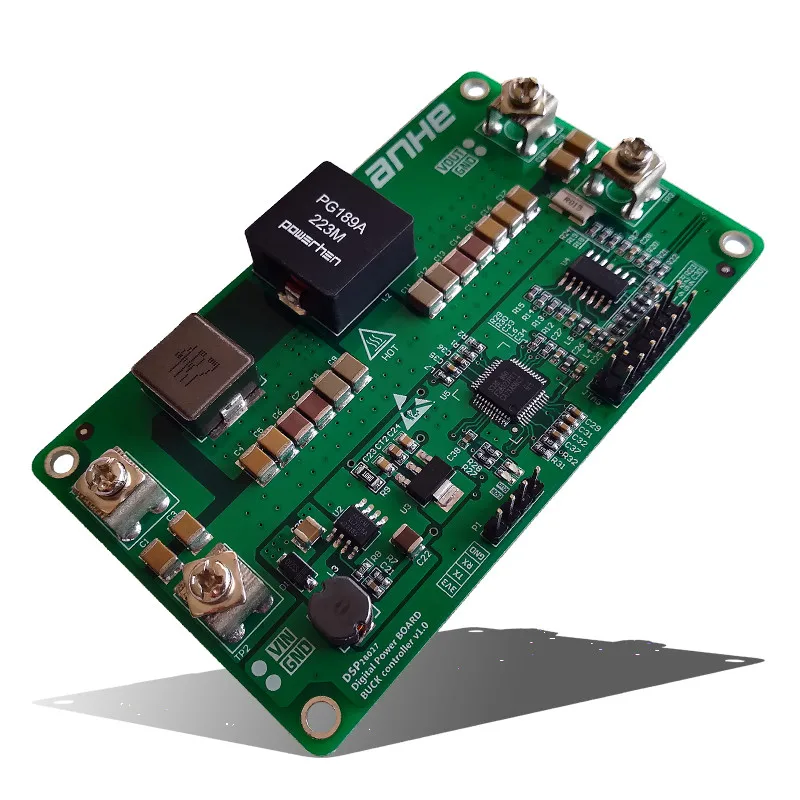 

DSP Digital Power Supply Learning Board Synchronous BUCK Voltage Drop Module Bidirectional DC-DC Converter