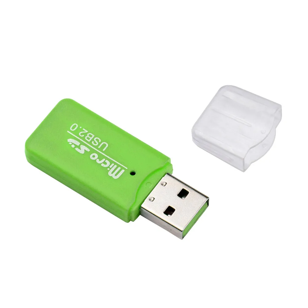 Высокая Скорость Mini USB 2.0 Micro SD TF T-Flash чтения карт памяти адаптера Au24 челнока