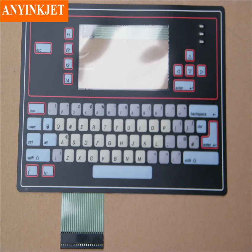 Visor de Teclado para Impressora Willett 430 460 43s 46p Cor Preta - Imagem 2