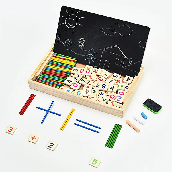 

Wooden Count Sticks Math Toys Digital Operation Box Educational Mathematics Calculate Learning Drawing Toy Child Birthday Gift
