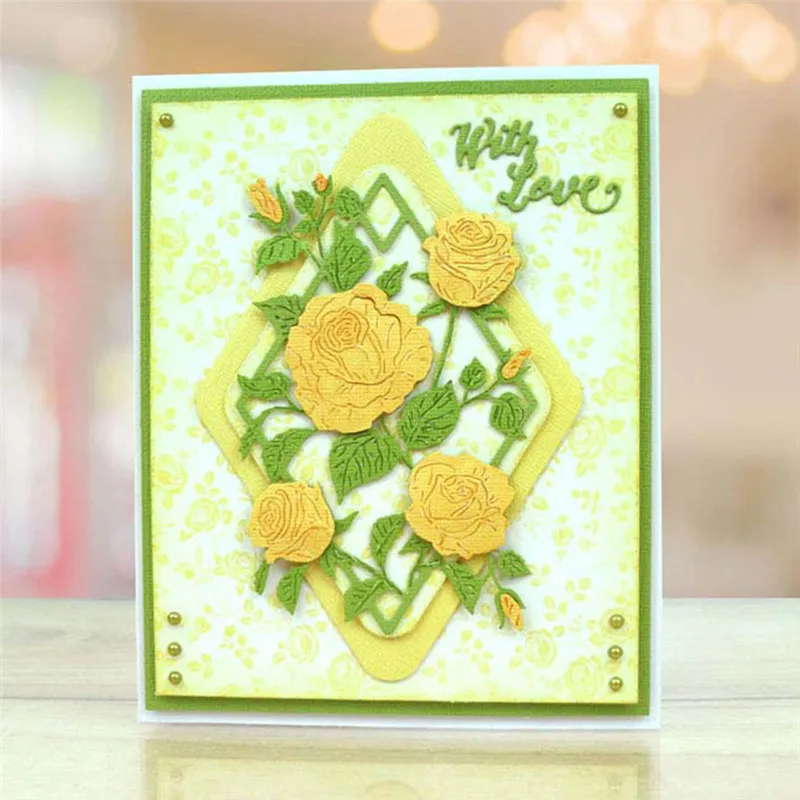 

YaMinSanNiO Frame Metal Dies Cutting Dies Scrapbooking Embossing Dies Cut Stencils DIY Cards Craft Dies for New 2019