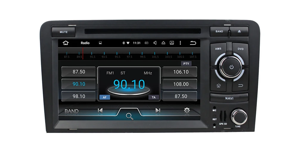 Perfect IPS Android 2 DIN Car DVD GPS For Audi A3 S3 8P 2003~2012 MMI Navigation multimedia player Stereo radio WiFi system 3