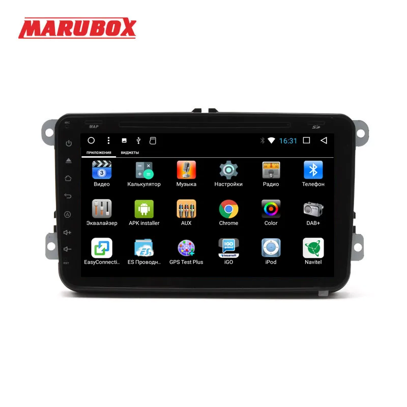 Универсальная магнитола для Volkswagen на ОС Android 7.1.2 Marubox 8A801DT8 Автомобильный