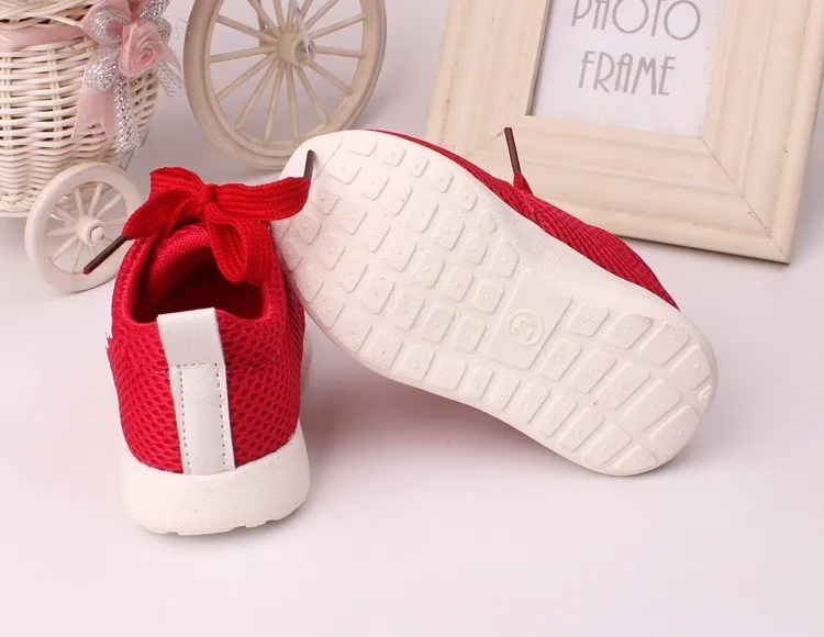 Для детей от 1 до 3 лет детская повседневная обувь для мальчиков и девочек, модная дышащая обувь с мягкой подошвой, детские кроссовки для малышей