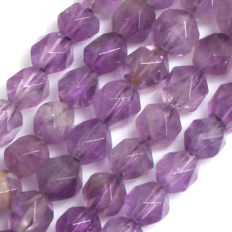 Light Pink Heart Glass Beads Faceted 15mm 14 pcs DIY Jewelry Craft