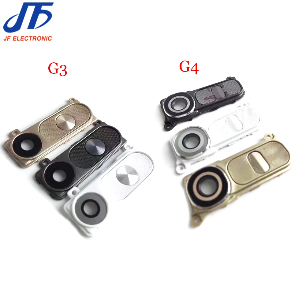 10pcs/Lot New Rear Camera Glass Lens + Frame Holder