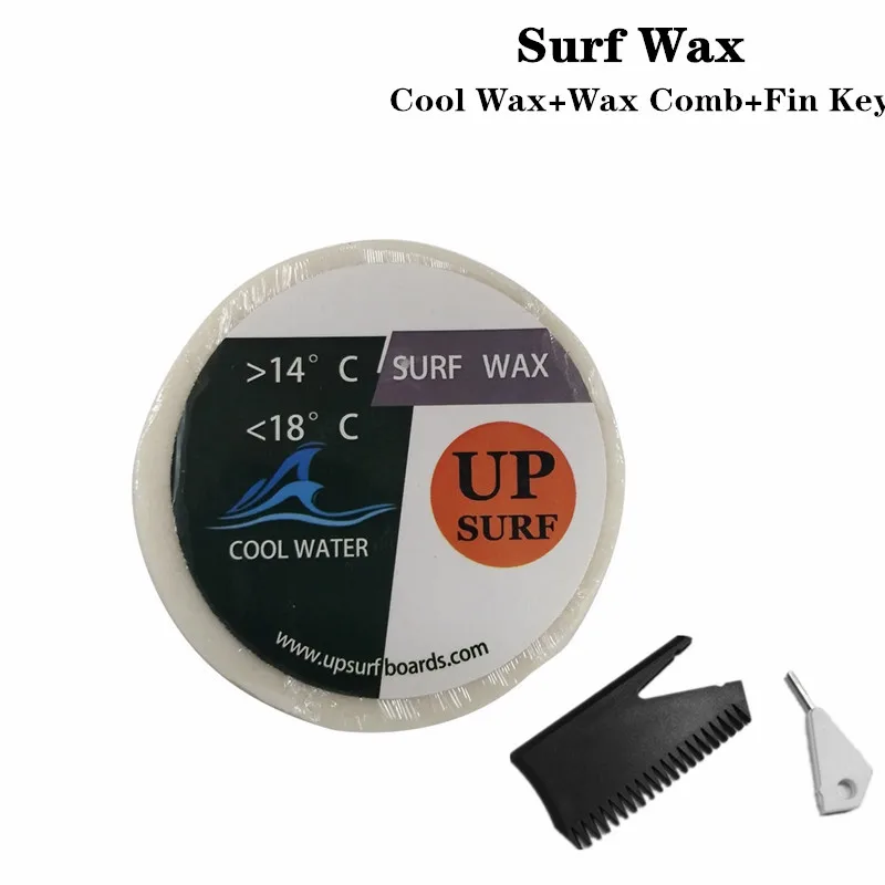 

Surf Wax Surfboard High Quality Cool Wax+Wax Comb/Fin Key Surfing Wax