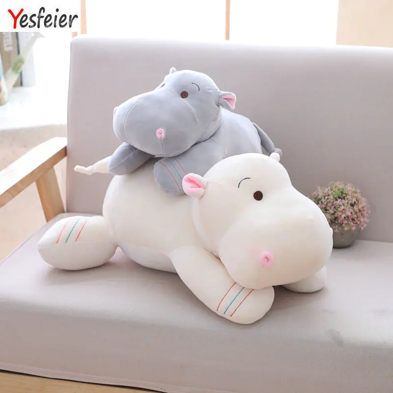 

32-52cm Simulation Hippos Baby Doll Lifelike River Horse Plush Toys Stuffed Dolls Kids Toys Lovely Doll Best Gifts