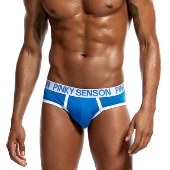 

Men's Triangular Pants U-convex Pure Cotton Low-waist Large Size Triangular Mens Panties Underwear Briefs Hombre Ropa PS104
