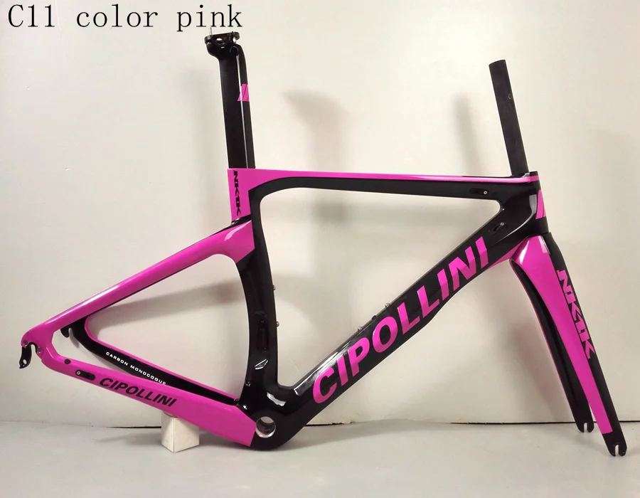 Discount T1000 cipollini NK1K taiwan made Full carbon road  bike bicycle frame fork seatpost QR brake&Disc Brake XDB/DPD available 14