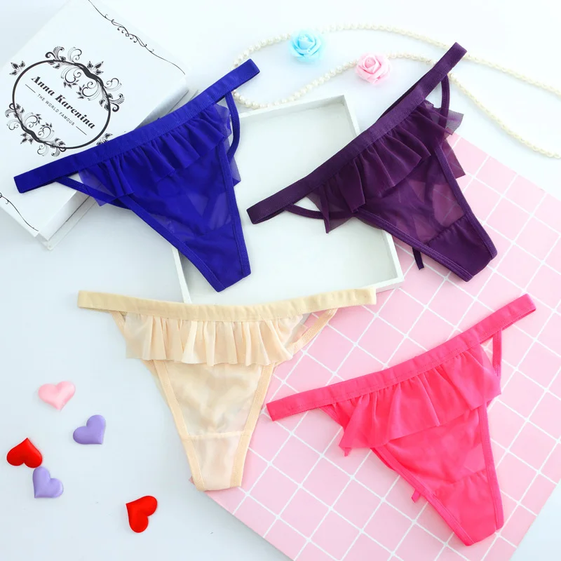 ZAVACE New invisible seamless lace strap sexy T pant comfortable breathable women's underwear panties |