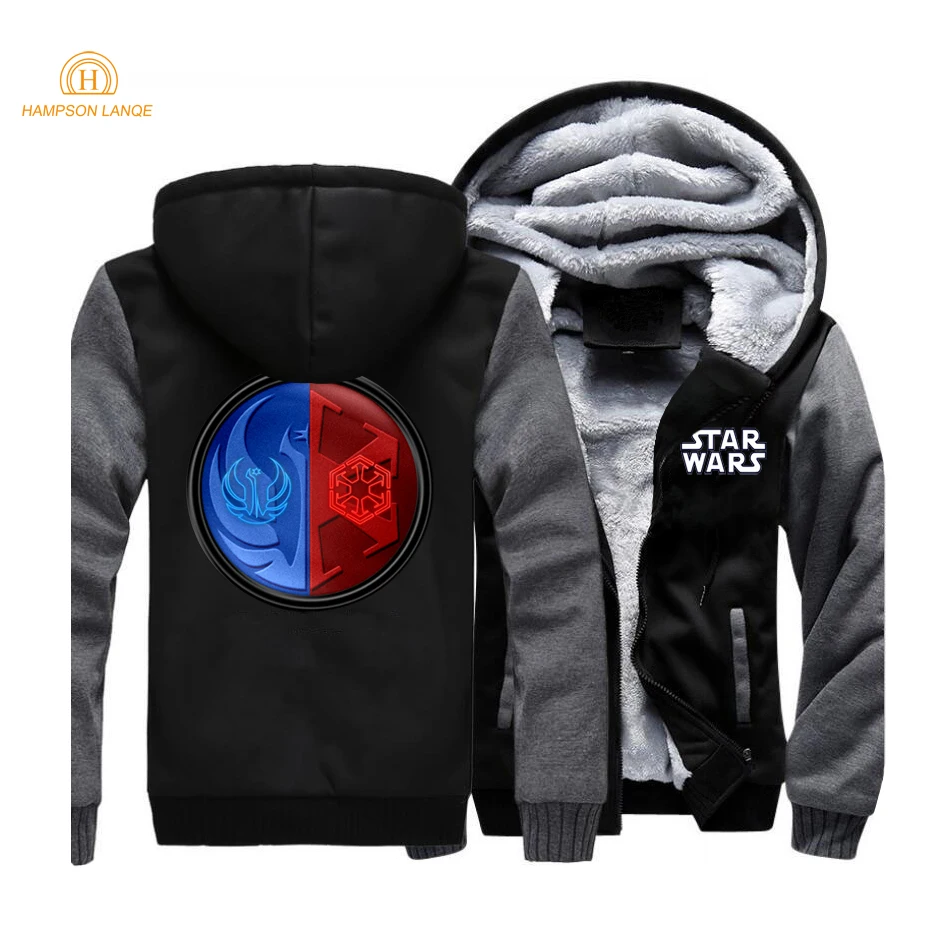 

The Old Republic Movie Star Wars Men's Hoodies Men Sweatshirts 2019 Spring Warm Jackets Plus Size Camiseta Masculsino CM01