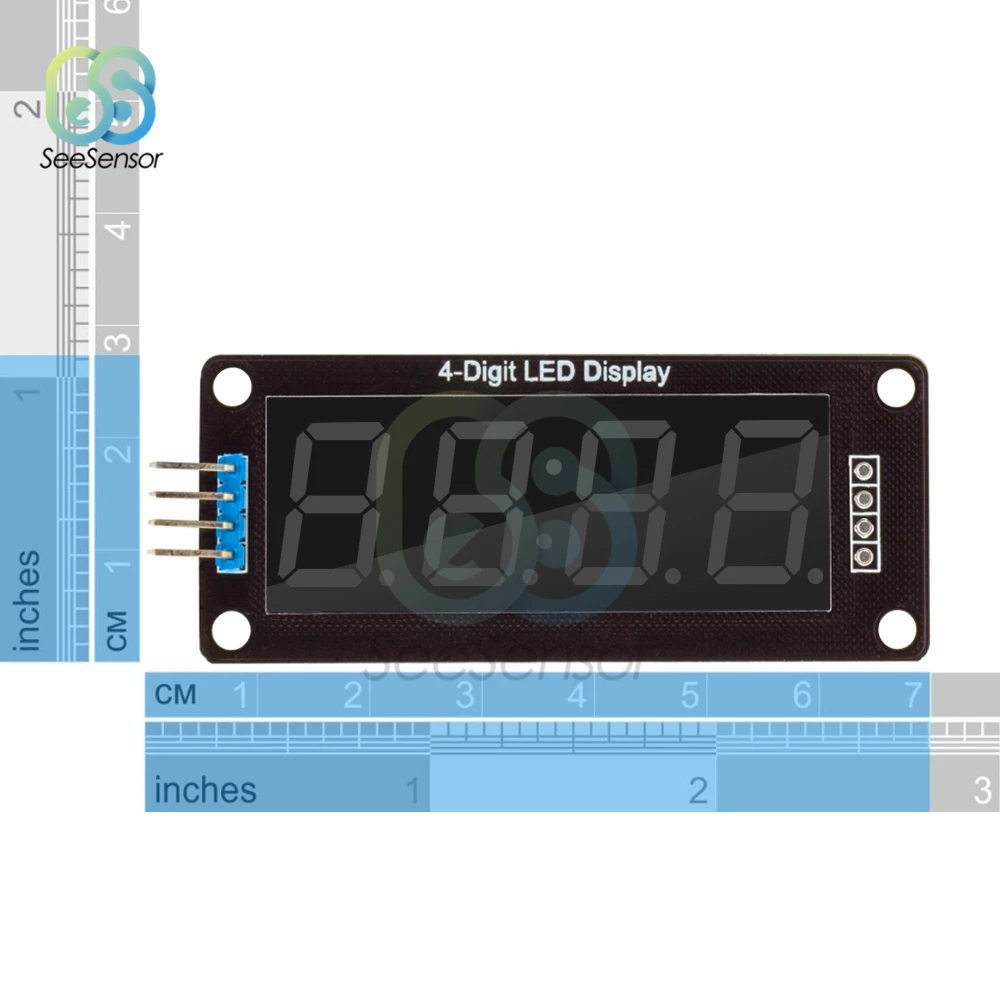 TM1637 0,5" 0,56 дюймов 4-разрядный Цифровые Часы светодиодный Дисплей трубка 7 сегментов светодиодный часы с двойным точки Светодиодный модуль белого Дисплей для Arduino