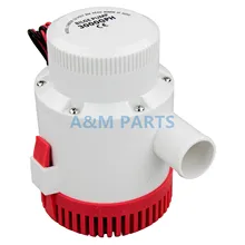 12V 3000GPH рыболовная лодка Трюмный насос морской погружной водяной насос Кемпинг яхта