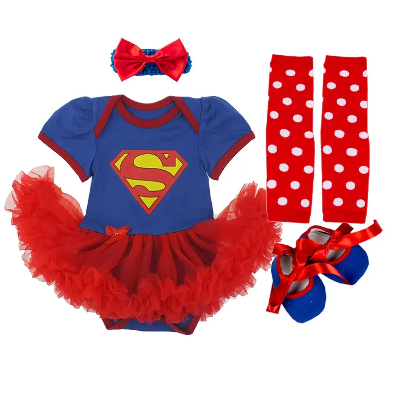 Костюмы-комбинезоны для маленьких девочек на День рождения; вечерние костюмы для костюмированной вечеринки с супербэтменом; Детский комбинезон; Одежда для новорожденных девочек; Одежда для младенцев - Цвет: as photo