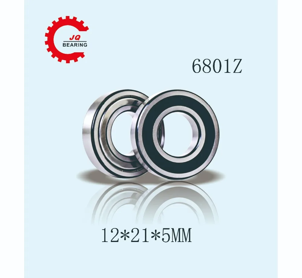 Подшипники JQ 5 шт. радиальные шарикоподшипники 6801ZZ 6801 с защитой и глубоким