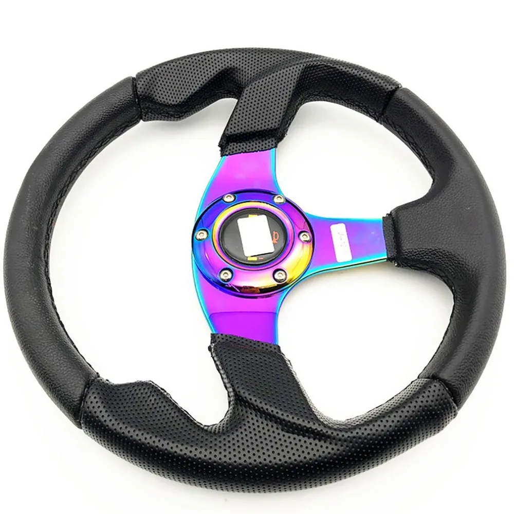 

Car Steering Wheel Universal Steering Wheel Magic Color Concave Frame Car Steering Wheel Car Accessories