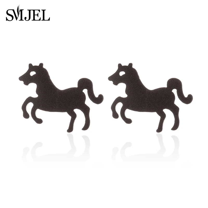 SMJEL ожерелье лошадь для девочек детей мужчин панк лошадь ювелирные аксессуары женщин подвеска с фигуркой животного Единорог Вечерние - Окраска металла: GED071