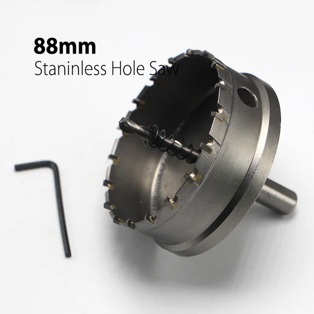 88mm 3 46 Core Drill Bit Hard Alloy Metal Hole Saw Drill Bit For Steel Metal Alloy Cutter Metal Working 88mm 3 46 Core Drill Bit Hard Alloy Metal Hole Saw Drill Bit For Steel Metal Alloy Cutter Metal Working