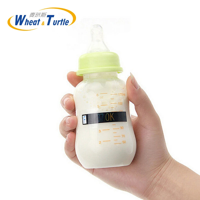 Infant Milk Bottle Temperature Thermometer ABS Digital Sticker Thermometer Infant Milk BottleTemperature Test Plastic Strip