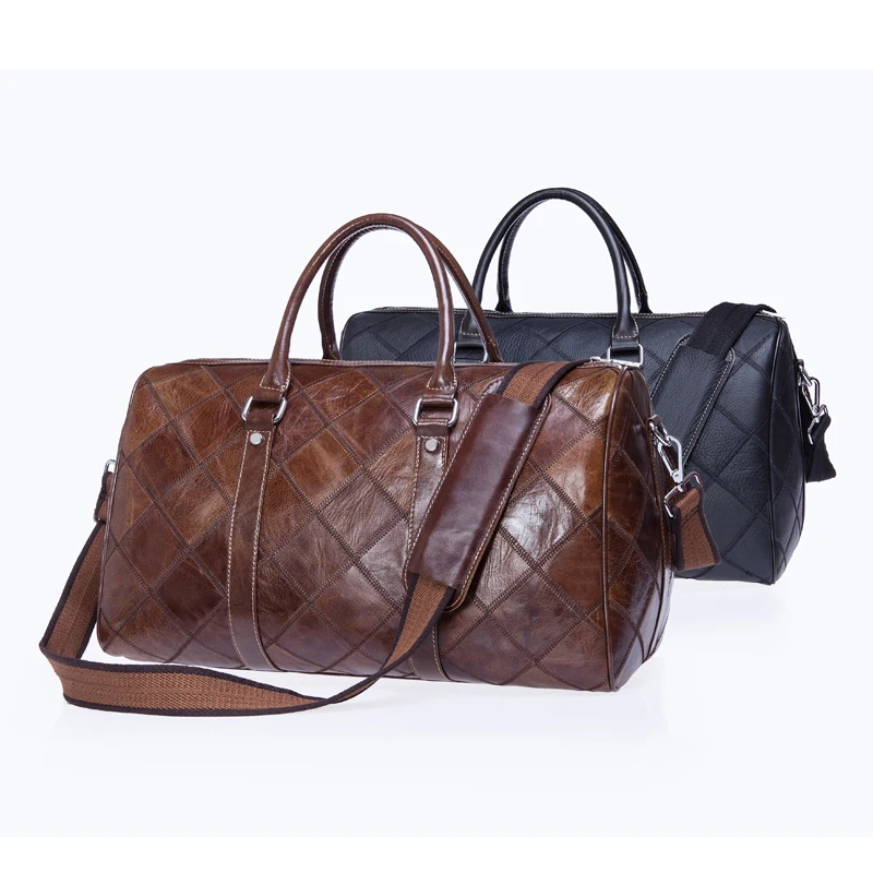 Aliexpress Westal Men Travel Bag For Luggage Genuine Aliexpress Westal Men Travel Bag For Luggage Genuine Leather Duffle Suitcase Carry On Bags Weekend 8883 From