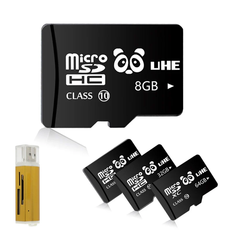 Дешевый Высокое качество micro sd карта Class10 TF карта 16 ГБ 32 ГБ 64 Гб micro sd карта памяти накопитель с кардридером