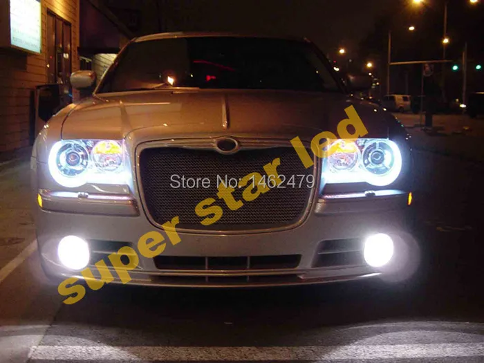 Пара белый H10 9140 9145 XBD чипы светодиодный фонарь светильник DRL светодиодные лампы