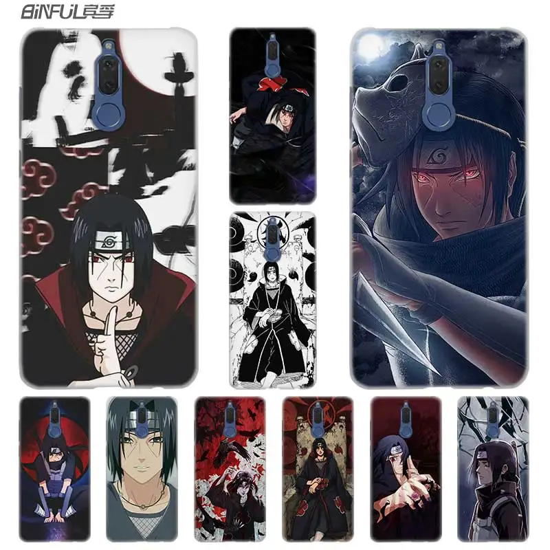 

BINFUL Fashion Transparent hard phone case cover for Huawei Mate 7 8 9 S 10 20 Pro Lite X Naruto Itachi Uchiha