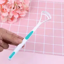 2 шт. язык кисти скребок для языка очистки язык скребок для Уход за полостью рта сохранить свежее дыхание стоматологической помощи 17,5*3,5 см
