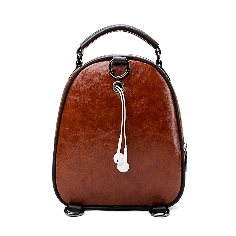 Estilo Vintage mujeres Mini Mochila mujer PU Mochila De Cuero Top-Handle Mochila doble bolsillos mujeres compras paquete Mochila Estilo Vintage mujeres Mini Mochila mujer PU Mochila De Cuero Top-Handle Mochila doble bolsillos mujeres compras paquete Mochila