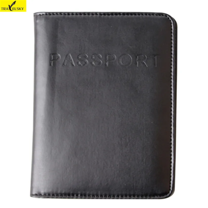 

RFID passport cover travel RFID protect passport card PU leather 2colors tickets holder free shipping 13594B