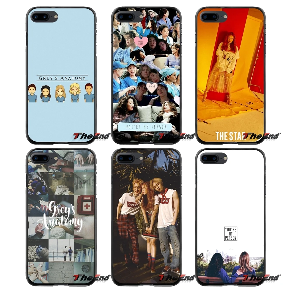 Greys Anatomy Hip Hop Star 2pac Eminem Horse Hyuna Red для Apple iPhone X 4 4S 5 5S 5C SE 6 6S 7 8 Plus Аксессуары чехлы
