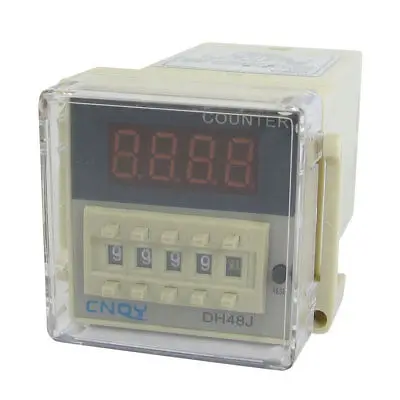 DH48JA AC/DC36V 50/60Hz 1-999900 светодиодный дисплей цифровой счетчик реле | Обустройство дома