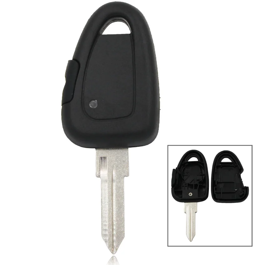 10 шт./партия, запасной дистанционный ключ дистанционного управления, оболочка, одна кнопка, пустой ключ транспондера, Корпус Корпуса для Fiat IVECO Ducato