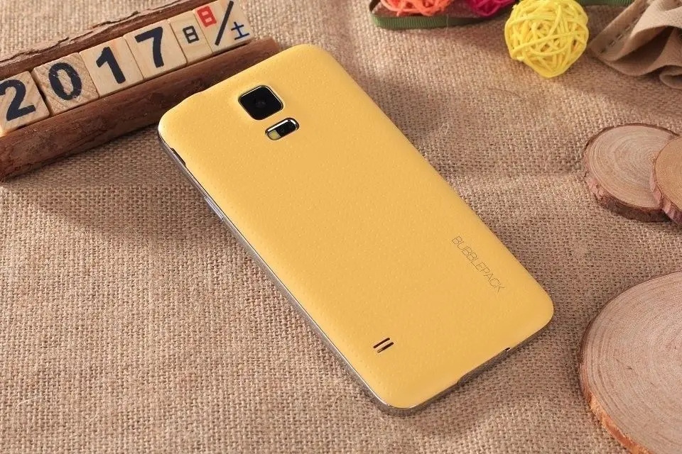 Yellow Популярный жесткий чехол для батареи для samsung Galaxy S5 i9600, высокое качество, модный ультратонкий, простой, для Galaxy S5 - Цвет: Yellow