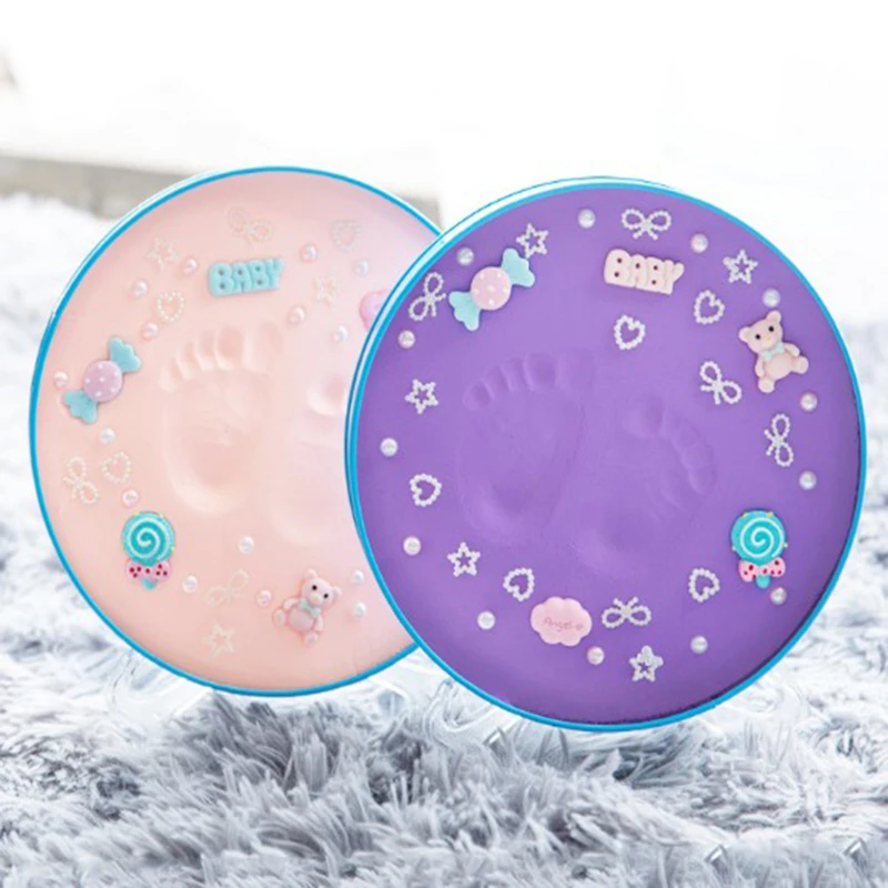 Bebe Imprimer Main Pied Encre Boue Main Empreinte Main Pied Main Encre Argile Souvenir Bebe Nouveau Ne 100 Jours Bebe Croissance Memorial Cadeau Aliexpress