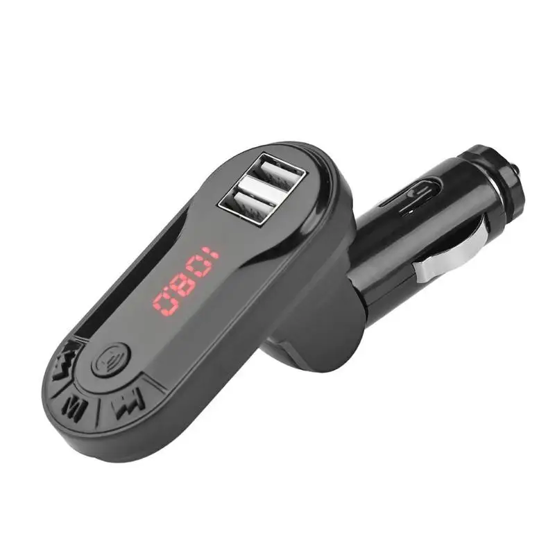 VODOOL I9 беспроводной Bluetooth автомобильный комплект fm-передатчик громкой связи автомобильный комплект MP3 музыкальный плеер USB зарядное устройство Поддержка TF карты U диск