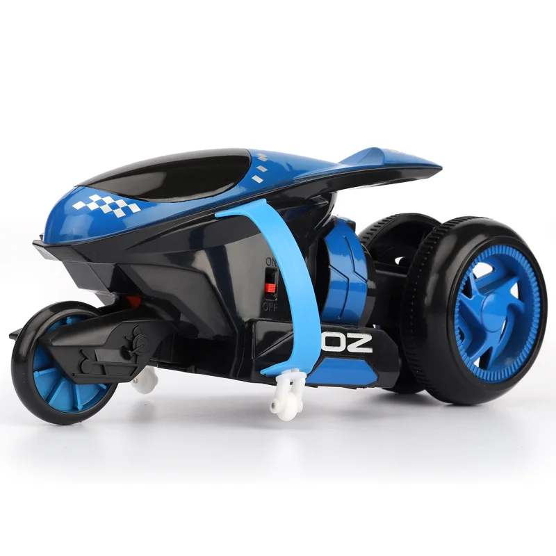 QF100 2CH thunder Drift Motorbike Stunt Car RC Toys Gift for Children Kids Remote Control RC Motorcycle