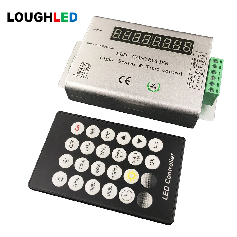 Intelligent Light Sensor & Time Controlled Controller adopted 8 digital tube to show the modes