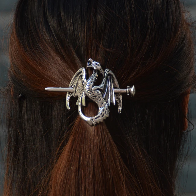 Viking Hair Accessories, Dragon Hairsticks