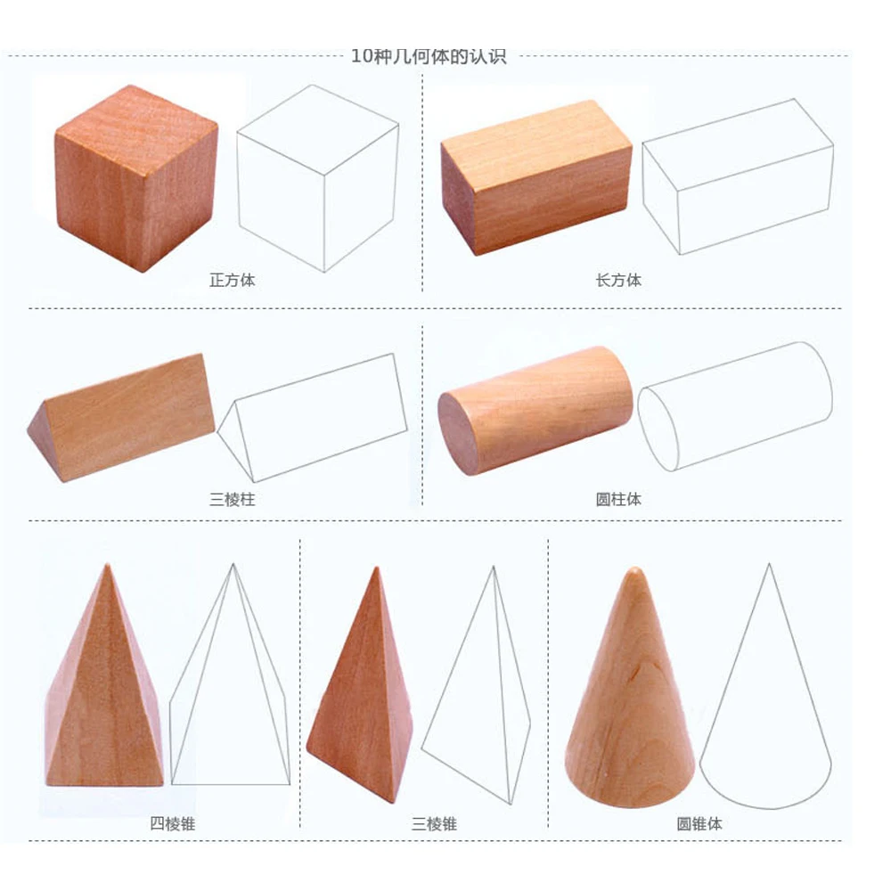 Обучающие ресурсы дерево геометрические Твердые когнитивные математические игрушки Деревянные Монтессори геометрические формы ванна Твердые игрушка часы набор