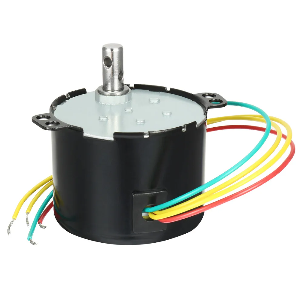 

uxcell AC 110V 50Hz 6W 4RPM Synchronous Motor Output Speed Reduction Geared Box High Quantity
