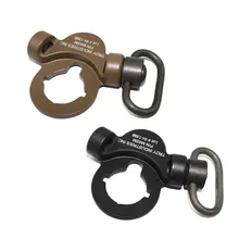 Спина оптика Трой двойные боковые Конец пластины гибкие QD антабка Кнопка адаптер, пригодный для M4 M16 Airsoft Черный пустынный