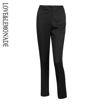 

LOVE & LEMONADE Black Slim Important Pencil Styling Pants LM81358-X