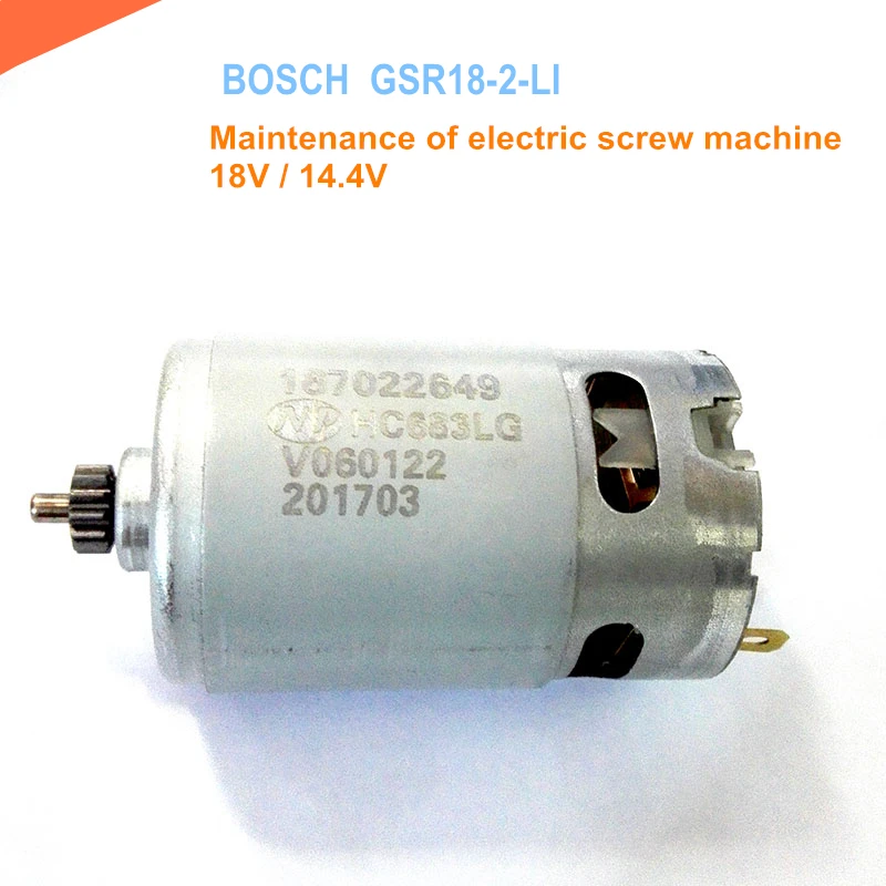 

Original GSR18-2-LI Electric hand drill,Maintenance of electric screw machine 18V / 14.4V with 13T gear