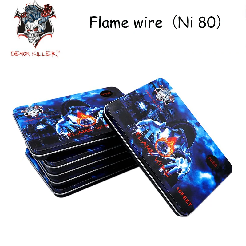 

Original Demon Killer Ni80 flame wire Prebuilt Coil for Electronic Cigarette Atomizer A B C D E F Style DIY Coil e cigarette